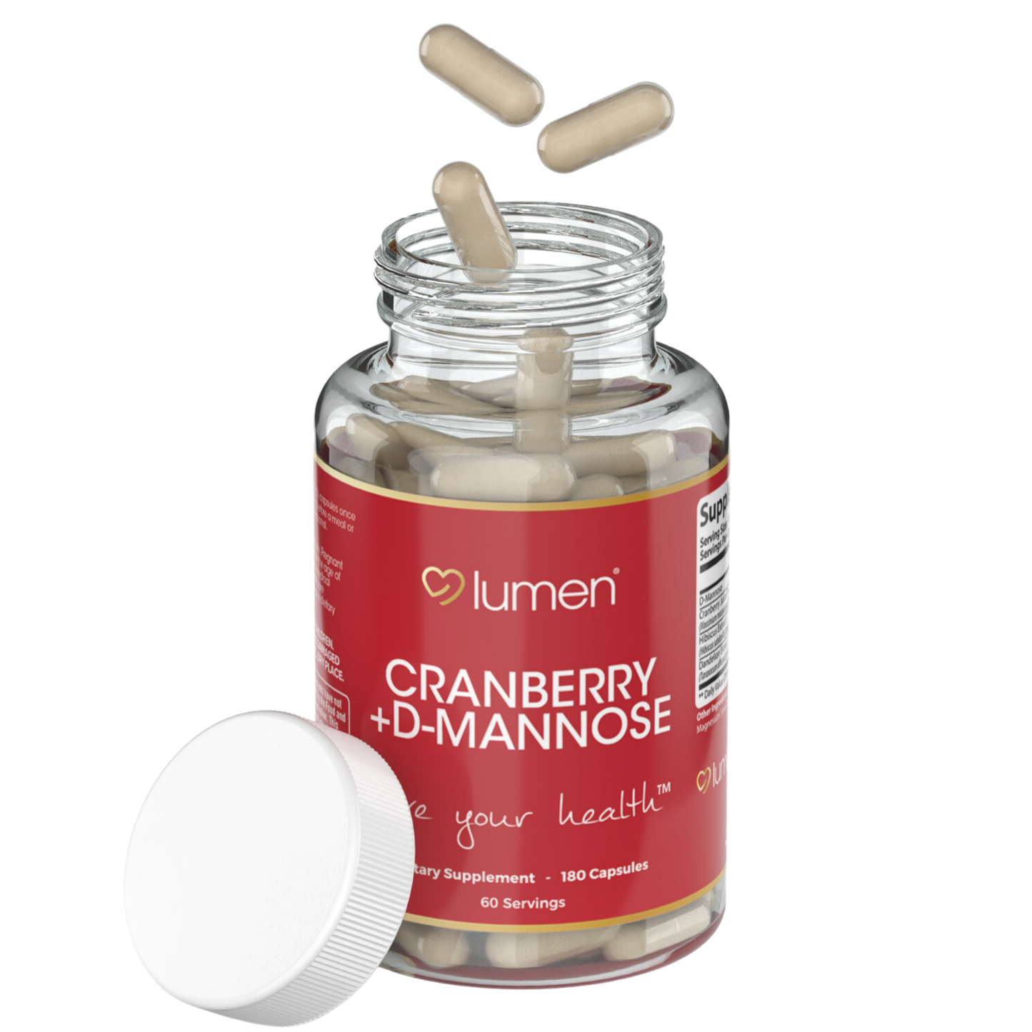 Cranberry + D-Mannose 180ct