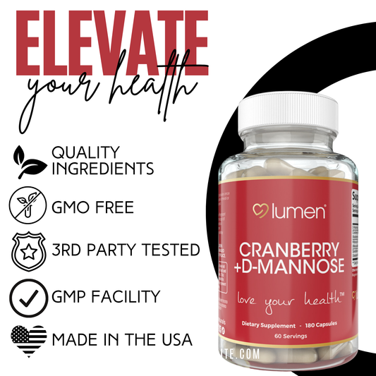 Cranberry + D-Mannose 180ct