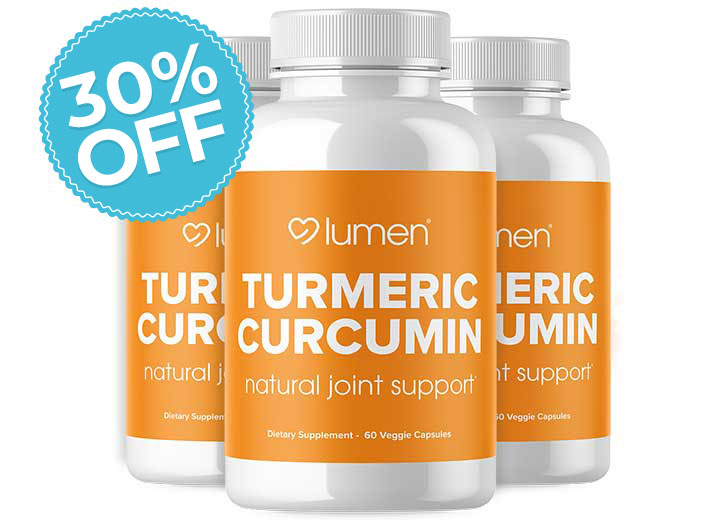 Turmeric Curcumin with BioPerine® 60ct (3-Pack) - 30% Off + FREE Shipping