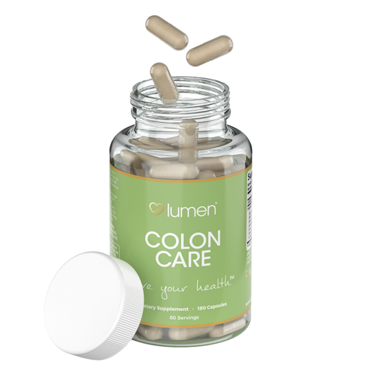 Lumen Naturals Colon Care for Women - Calcium, Alfalfa, Psyllium - Veggie Capsules - 180 Count - 60 Servings