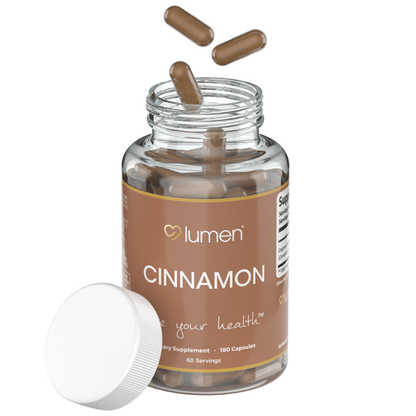 Lumen Naturals Cinnamon for Women – Organic Ceylon Cinnamon – 1800mg Per Serving – 180 Veggie Capsules – 60 Servings – Non-GMO, Gluten-Free, Vegan Formula