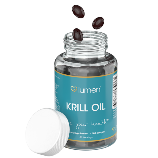 Lumen Naturals Krill Oil for Women - EPA, DHA, Phospholipids - Softgels - 180 Count - 60 Servings
