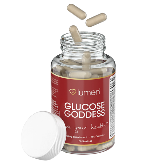 Lumen Naturals Gluco Goddess for Women - Cinnamon, Banaba, L-Taurine, Bitter Melon Extract - 180 Count - 60 Servings