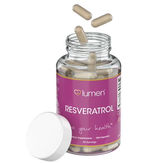 Lumen Naturals Resveratrol Blend for Women - Japanese Knotweed - 1800mg Per Serving - Veggie Capsules - 180 Count - 60 Servings