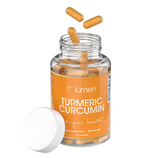 Lumen Naturals Turmeric Curcumin Supplement with BioPerine 1800mg with Black Pepper, Non-GMO Tumeric - 180 Capsules