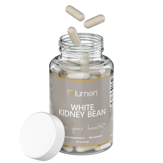 Lumen Naturals White Kidney Bean for Women - 1800mg Per Serving - Veggie Capsules - 180 Count - 60 Servings