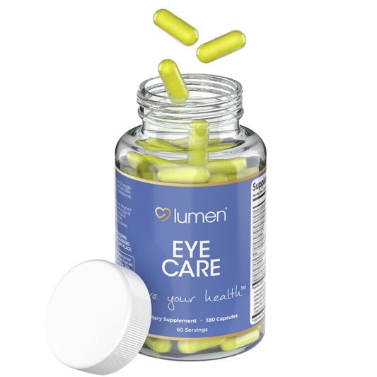 Lumen Naturals Eye Care for Women – With Lutein, Vitamins A, C, D, E, Thiamin, Folate & Riboflavin – 180 Capsules – 60 Servings – Non-GMO, Gluten-Free Formula