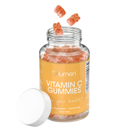 Lumen Naturals Vitamin C Gummies for Women - Immunity Support - Vitamin C & Zinc - 120 Count - 60 Servings