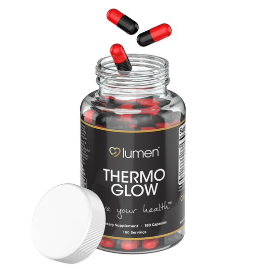 Lumen Naturals ThermoGlow for Women - Raspberry Ketone Blend -  Green Tea Extract - 180 Count - 180 Servings