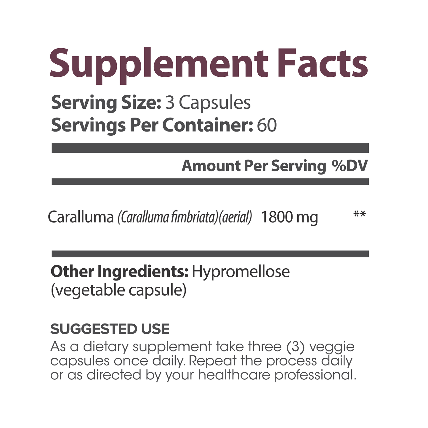 Lumen Naturals Caralluma for Women – 1800mg Per Serving – Designed for Active Lifestyles – 180 Capsules – 60 Servings – Non-GMO, Gluten-Free, and Vegan-Friendly