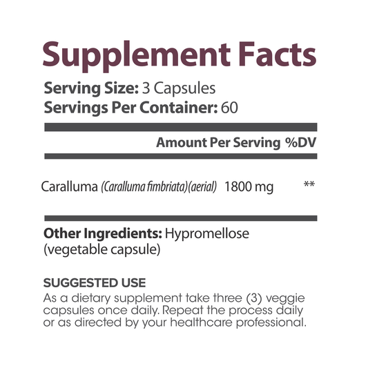 Lumen Naturals Caralluma for Women – 1800mg Per Serving – Designed for Active Lifestyles – 180 Capsules – 60 Servings – Non-GMO, Gluten-Free, and Vegan-Friendly