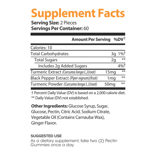 Lumen Naturals Turmeric Gummies for Women - Black Pepper Extract, Turmeric Powder - Ginger Flavor - 120 Count - 60 Servings