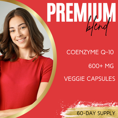 Lumen Naturals CoQ10 for Women – Coenzyme Q-10 600mg Per Serving – 180 Veggie Capsules – 60 Servings – Made with Quality Ingredients – Non-GMO & Gluten-Free