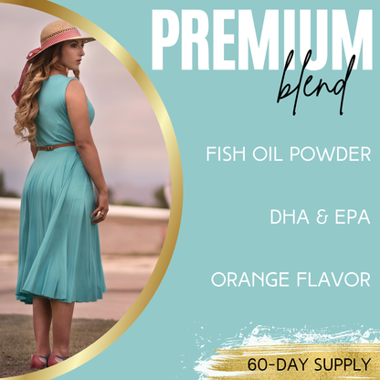 Lumen Naturals Omega Gummies for Women - Fish Oil - DHA & EPA - 120 Count - 60 Servings