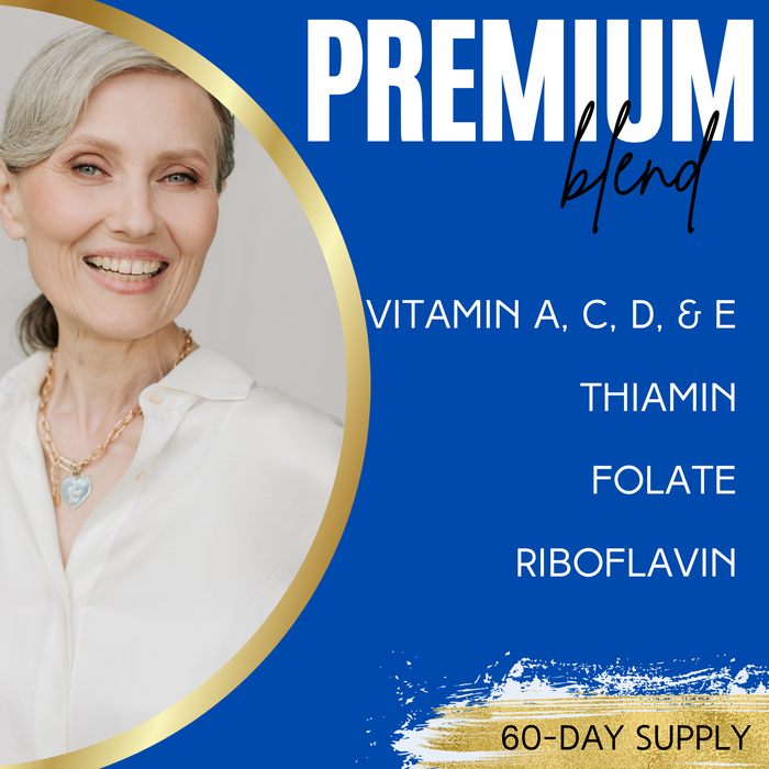 Lumen Naturals Focus Neuro Brain Supplement for Women - Vitamin C, D, E, B6, Riboflavin, Biotin, Zinc - 180 Capsules - 60 Servings