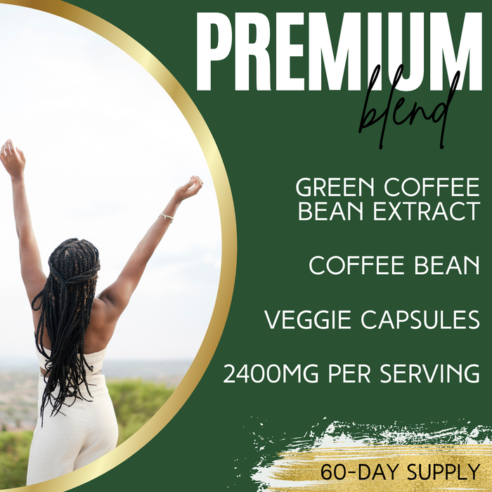 Lumen Naturals Green Coffee Blend for Women – 2400mg Per Serving – With Green Coffee Bean Extract – 180 Veggie Capsules – 60 Servings – Non-GMO & Gluten-Free