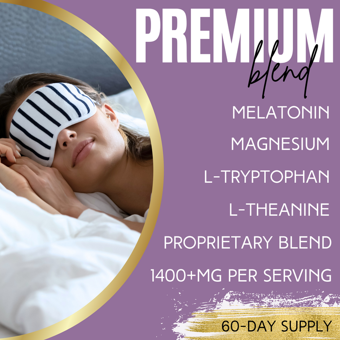 Lumen Naturals Sleep Formula For Women Melatonin Magnesium L-Tryptophan L-Theanine 1400+ mg  - 180 Count
