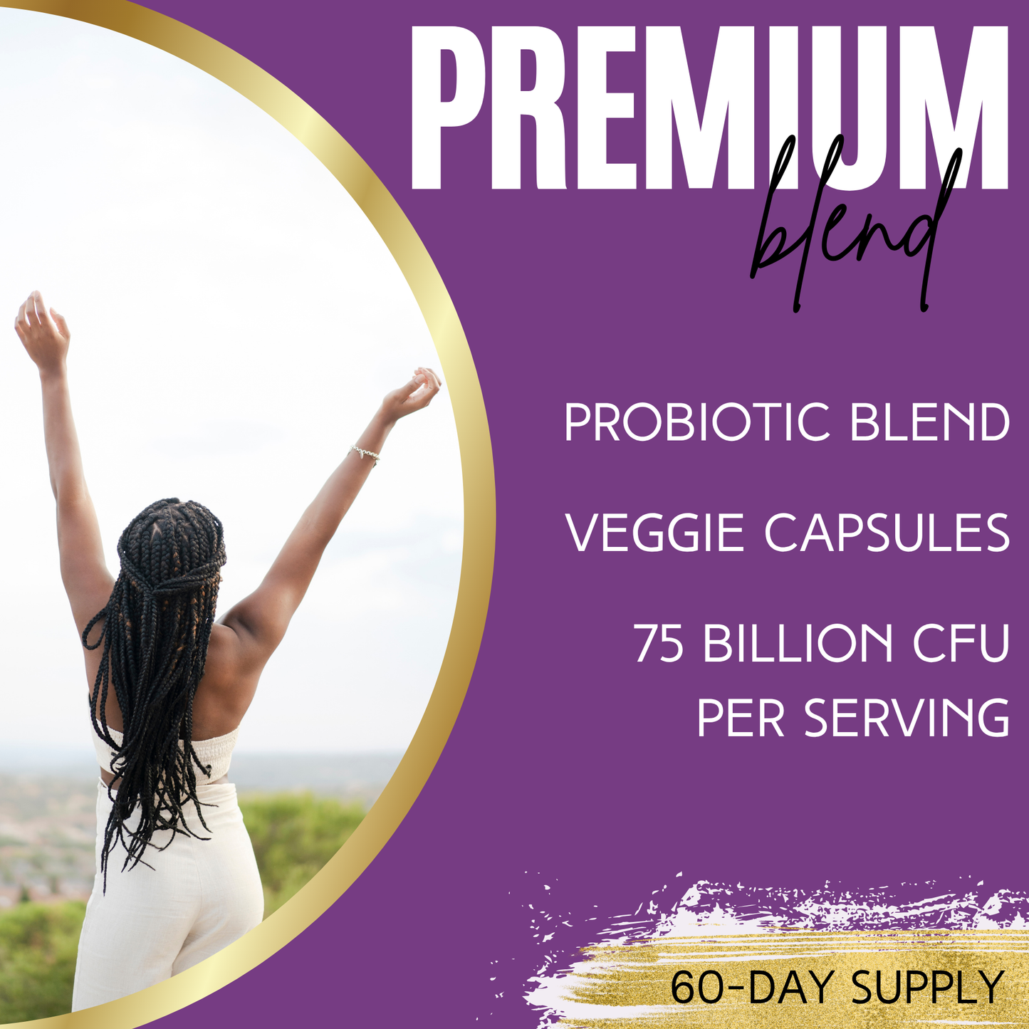 Lumen Naturals Women's Probiotic 75 Billion CFU - Multiple Strains - Maktrek Technology - 180 Count - 60 Servings