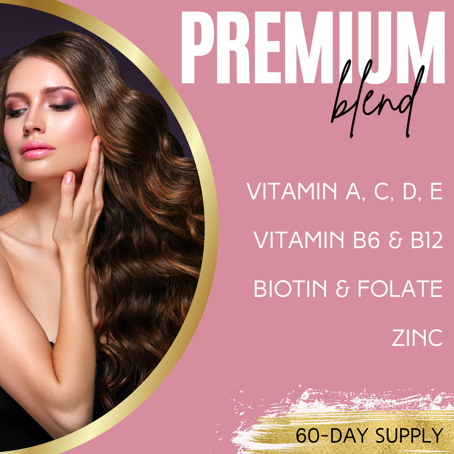 Lumen Naturals Hair Gummies for Women – With Biotin, Folate, Vitamins A, C, D & E – 120 Gummies – 60 Servings – Delicious, Non-GMO, Gluten-Free Formula