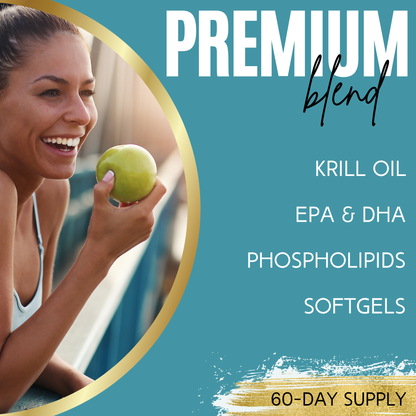 Lumen Naturals Krill Oil for Women - EPA, DHA, Phospholipids - Softgels - 180 Count - 60 Servings