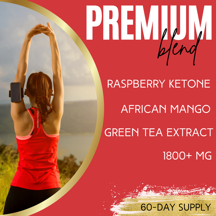 Lumen Naturals Raspberry Ketone for Women - Raspberry Ketone, African Mango 1800mg Per Serving - 180 Capsules - 60 Servings