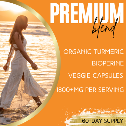 Lumen Naturals Turmeric Curcumin Supplement with BioPerine 1800mg with Black Pepper, Non-GMO Tumeric - 180 Capsules