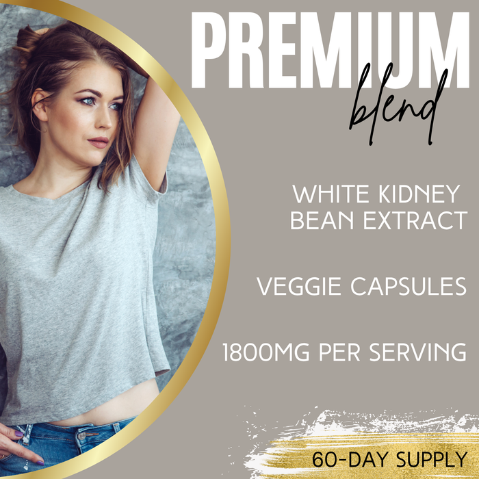 Lumen Naturals White Kidney Bean for Women - 1800mg Per Serving - Veggie Capsules - 180 Count - 60 Servings