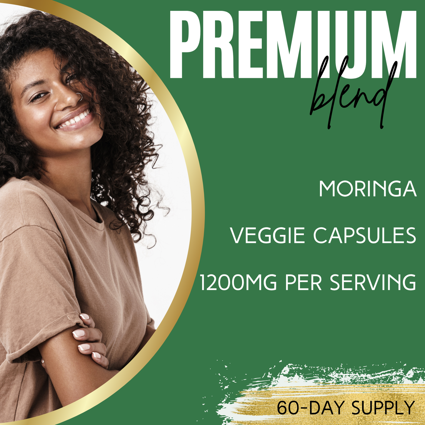Lumen Naturals Moringa for Women – 1200mg Per Serving – 180 Veggie Capsules – 60 Servings – Made with Natural Ingredients – Non-GMO, Vegan & Gluten-Free