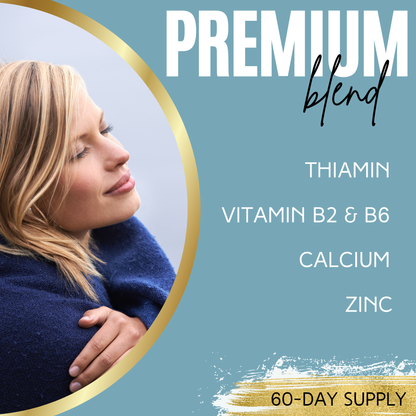 Lumen Naturals Calm for Women – 1200mg Per Serving – With Ashwagandha, Thiamin, Riboflavin & Biotin – 180 Capsules – 60 Servings – Non-GMO & Gluten-Free