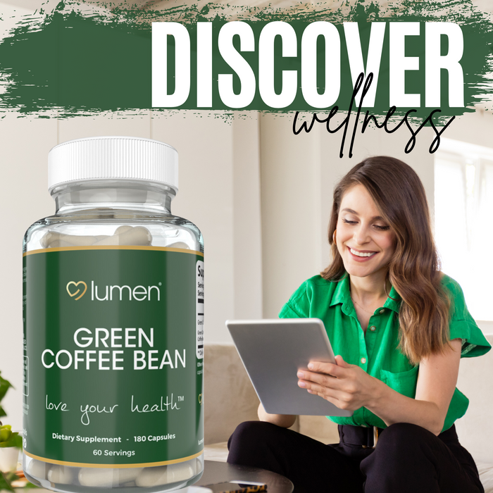 Lumen Naturals Green Coffee Blend for Women – 2400mg Per Serving – With Green Coffee Bean Extract – 180 Veggie Capsules – 60 Servings – Non-GMO & Gluten-Free