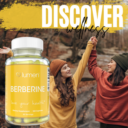 Lumen Naturals Berberine for Women – 1800mg Per Serving – 180 Capsules – 60 Servings – Made with Premium Berberine – Non-GMO, Gluten-Free, Vegan Formula