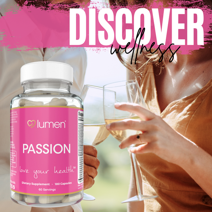 Lumen Naturals Passion for Women - Vitamin A, B6, & B12 - Thiamin - 180 Count - 60 Servings