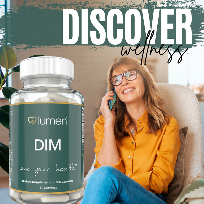 Lumen Naturals DIM for Women – 1300mg Per Serving – With Diindolylmethane, Broccoli Extract & BioPerine – 180 Capsules – 60 Servings – Non-GMO, Vegan, Gluten-Free