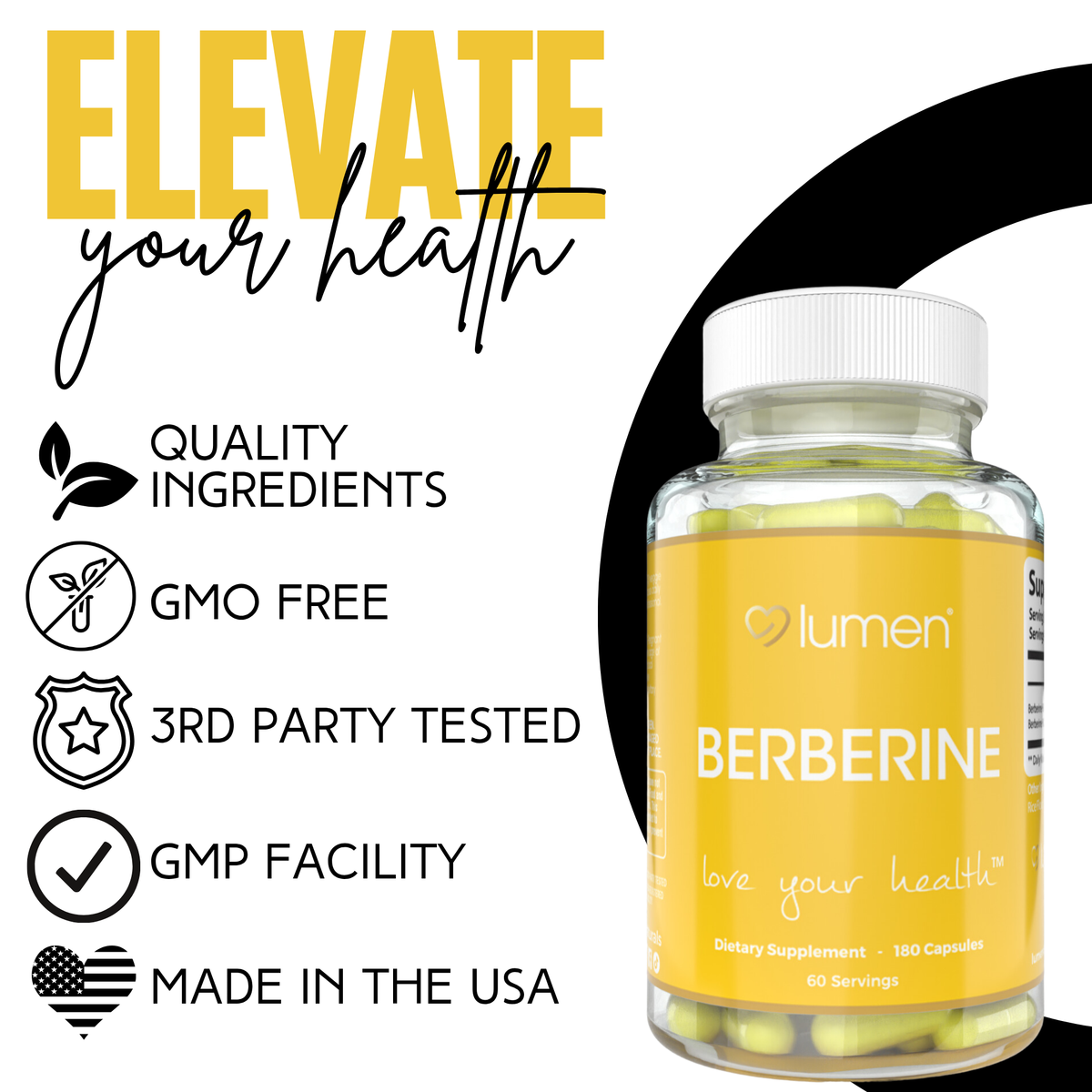 Berberine HCL 600mg