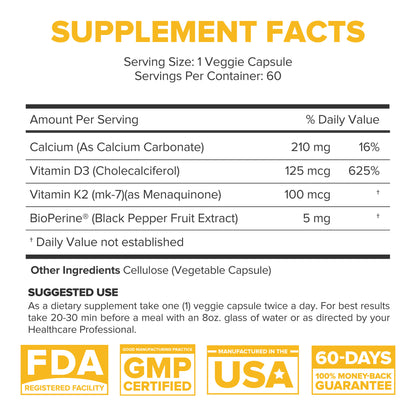 Vitamin K2+D3 180ct