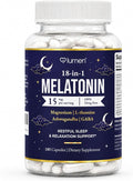 Lumen Naturals Sleep Formula For Women Melatonin Magnesium L-Tryptophan L-Theanine 1400+ mg