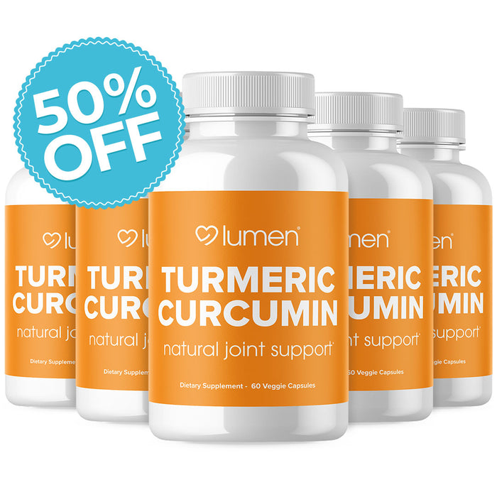 Turmeric Curcumin with BioPerine® 60ct (6-Pack) - 50% Off + FREE Shipping