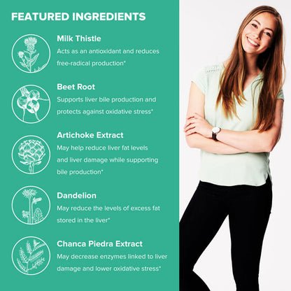 Liver Support 60 Count - Detoxifying Cleanse