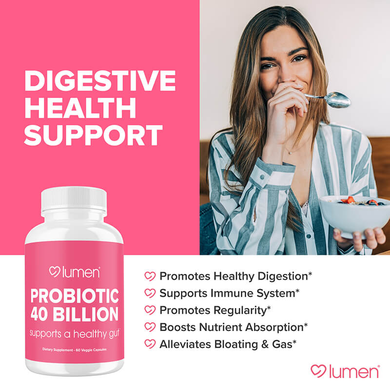 Probiotic 40 Billion 60 Count - Supports a Healthy Gut