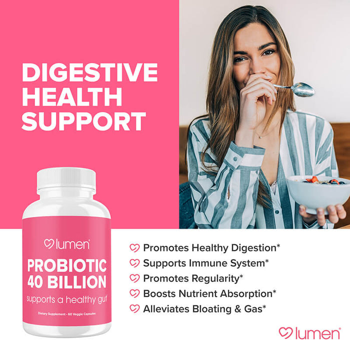 Probiotic 40 Billion - Supports a Healthy Gut