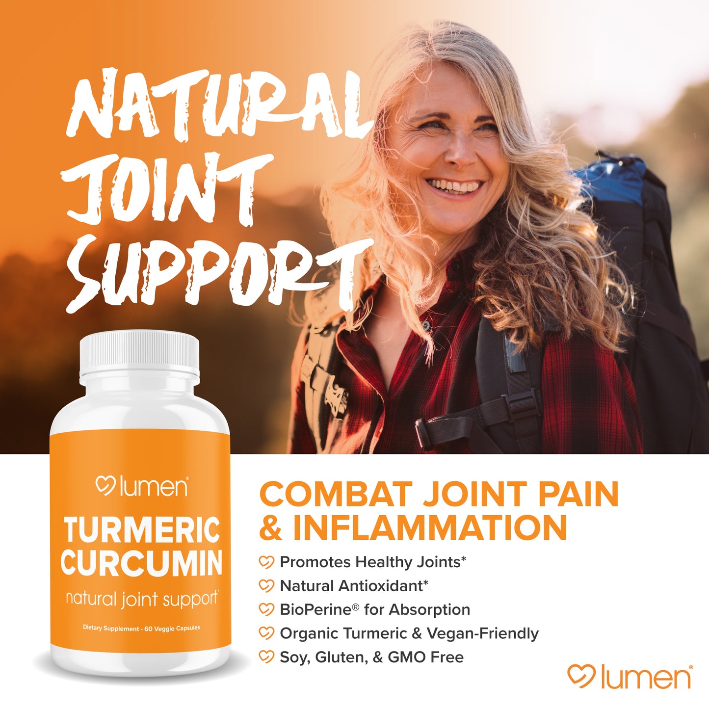 Turmeric Curcumin with BioPerine® 60ct (6-Pack) - 50% Off + FREE Shipping