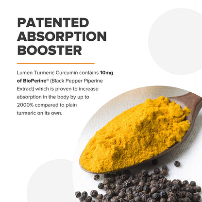 Turmeric Curcumin with BioPerine® - Organic Joint & Mobility Support - 1 Month Supply