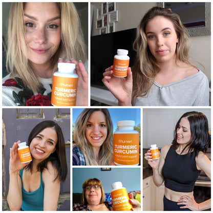 Turmeric Curcumin with BioPerine® - Organic Joint & Mobility Support - 1 Month Supply